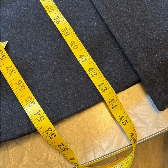 STUNNING vintage Ralph Lauren Rugby Black Long Single-Breasted Tailored Coat - Picture 14 of 16